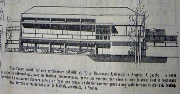 Illustration Le premier restaurant universitaire Image Le premier restaurant universitaire
