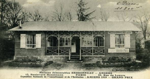 Illustration Premières maisons en bois Image Premières maisons en bois