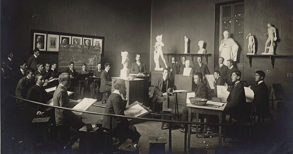 Image La premi&egrave;re &eacute;cole des beaux-arts